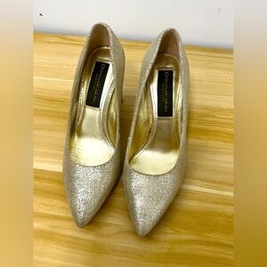 Donna Karan Gold Women's Heels